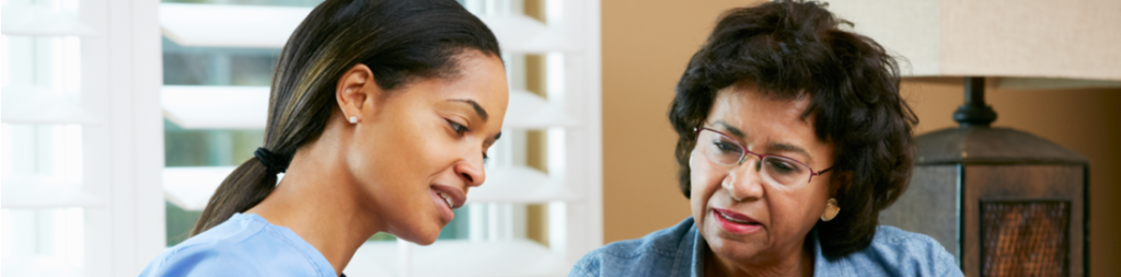 Patient and doctor discussing kidney test results