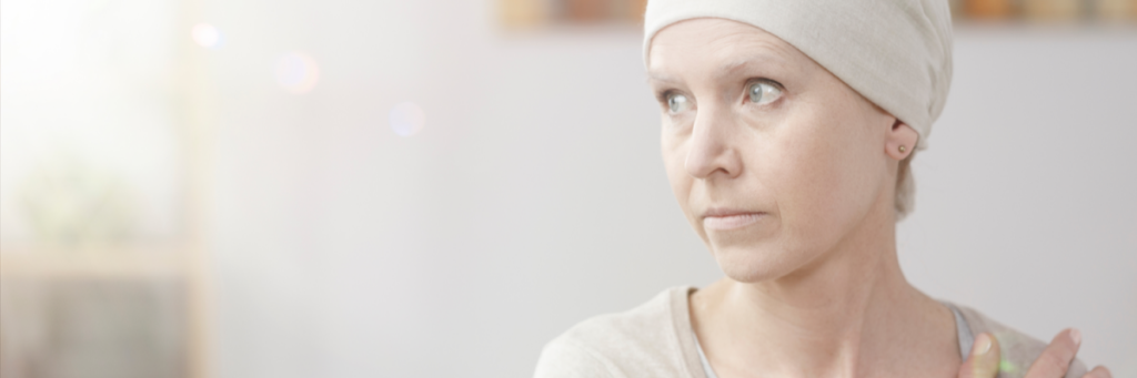 Woman staring